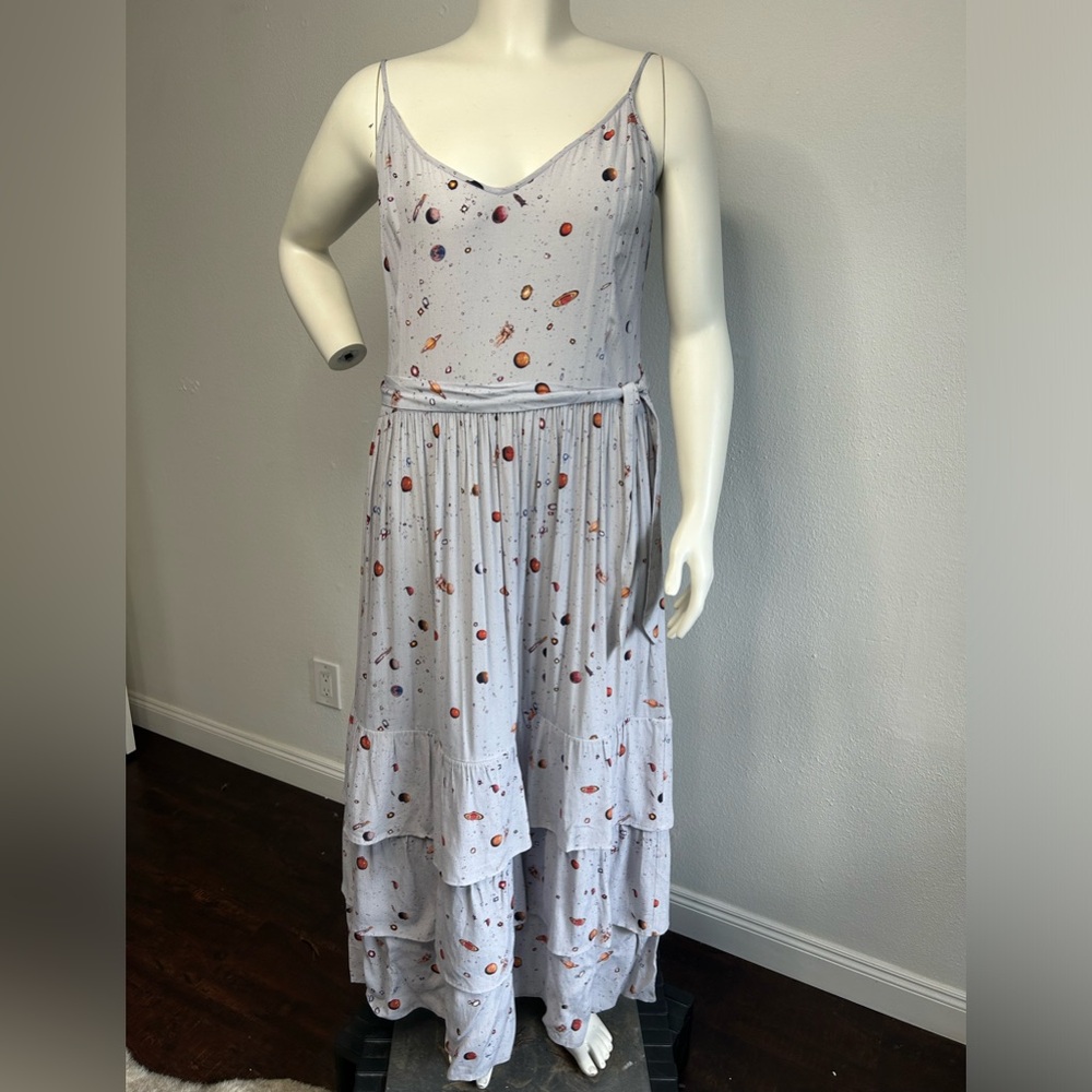 Kindom Intergalactic Space Planet Pattern Dress A… - image 1